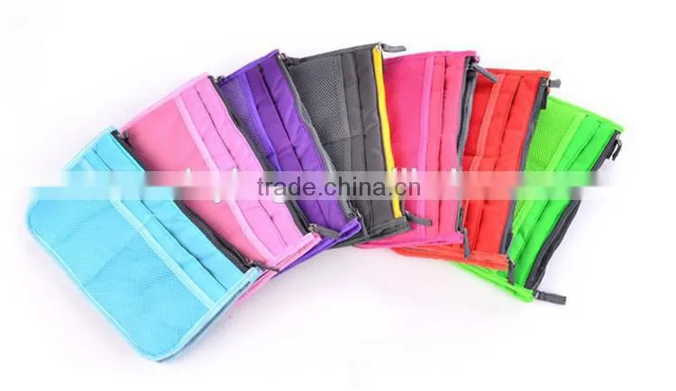 Foldable organizer cosmetic bag travel toiletry package bag