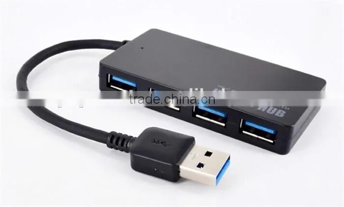 Super high speed computer 4 port slim usb 3.0 hub