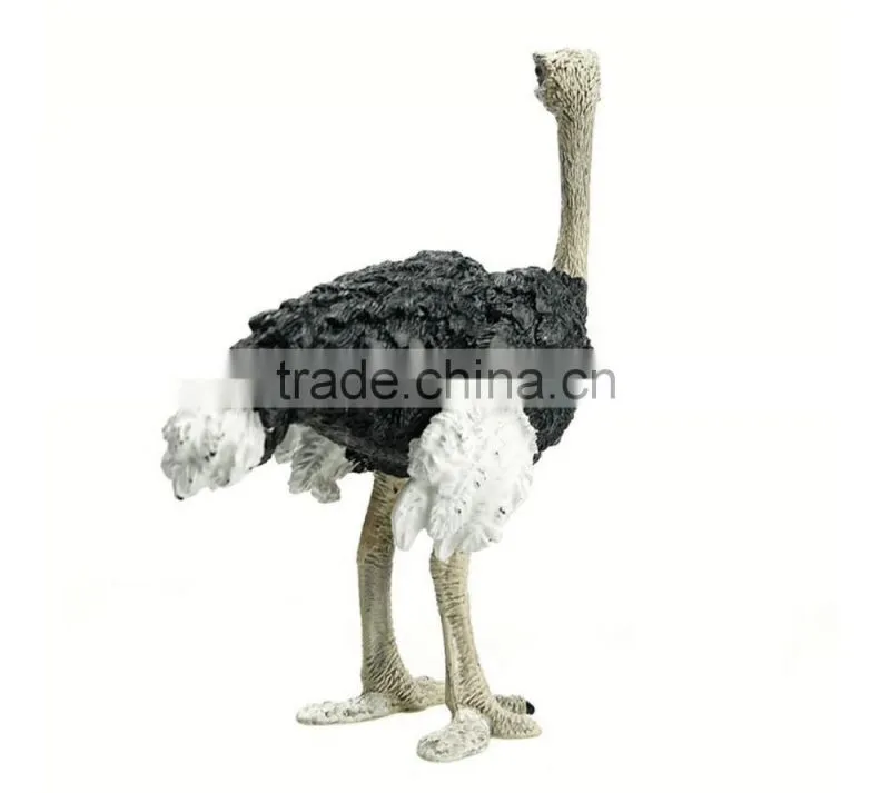 Ostrich Garden Statue animal model Toy Figure Set