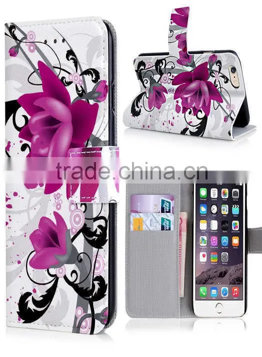 2015 new wholesale hot selling Leather wallet mobile phone case cover for Sony xperia Z3