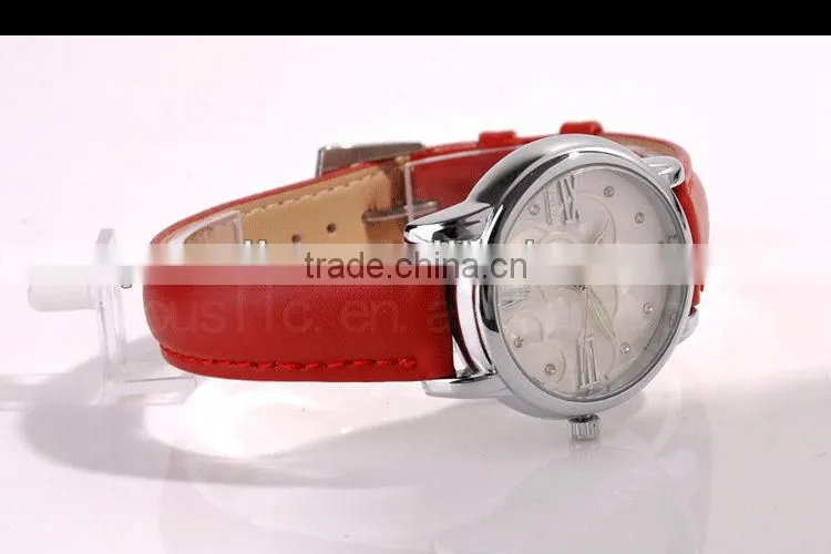 Leather Strap Women Wrist Watch Gift