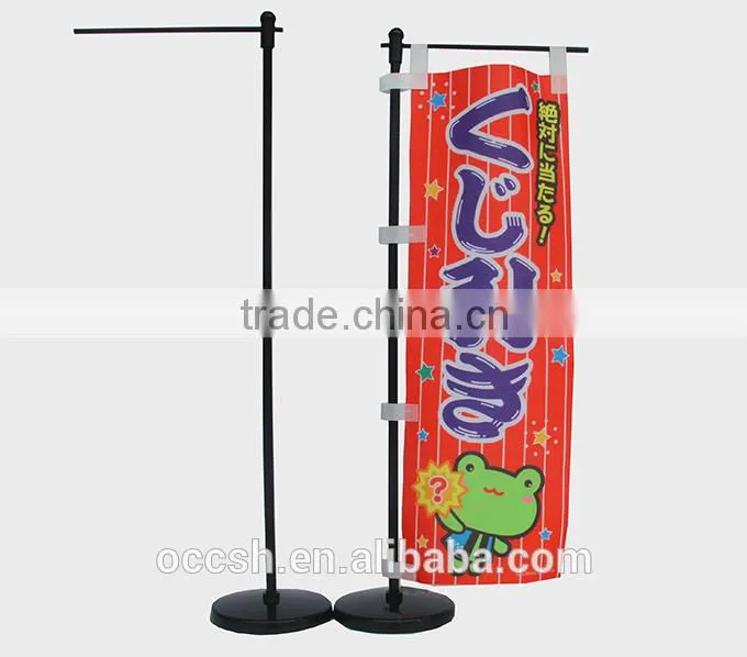 Mini Table Flagpole Office Desk Flag Banner Stand