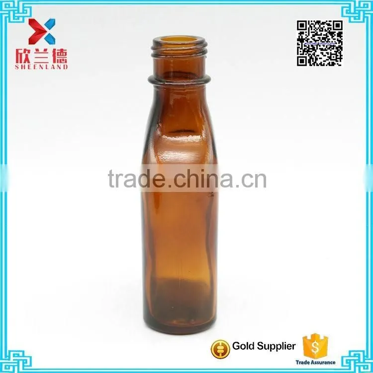 Oral liquid /syrup pharmaceutical medical round amber bottle 100ml