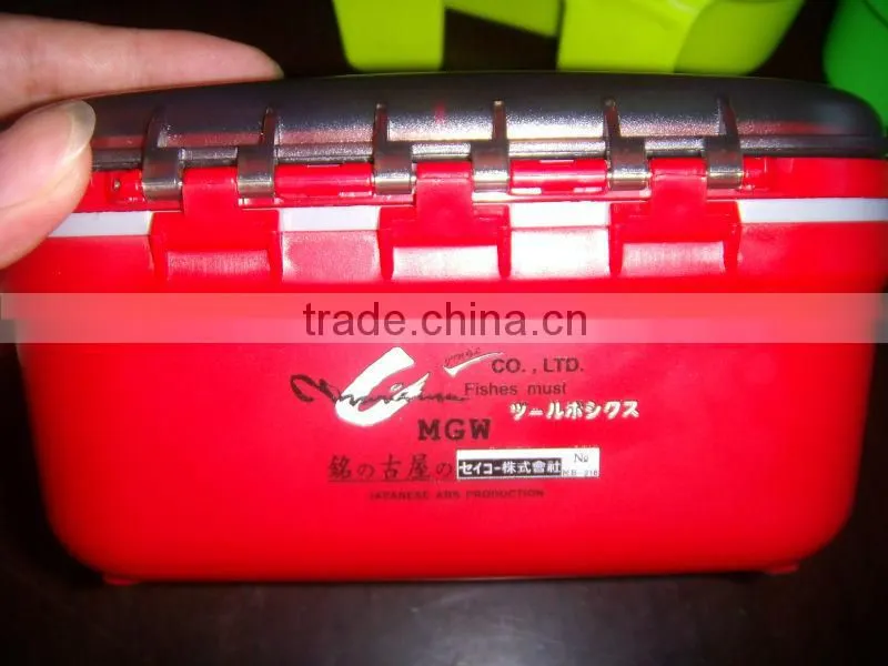 Hot sale manufacturer sale clear plastic double layers fishing tackle box