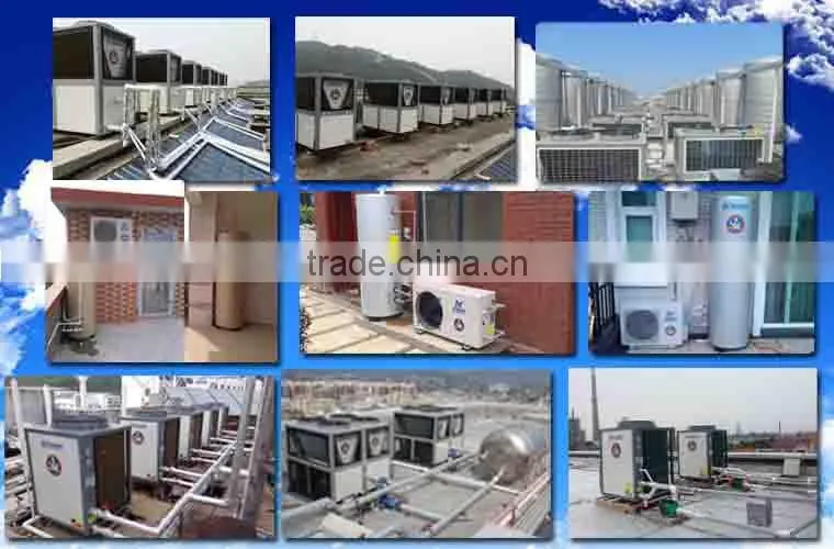 double source heat pump(air source and water source )