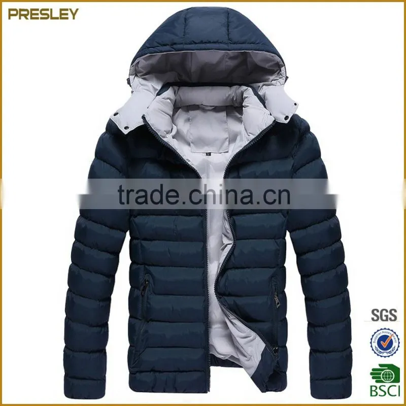 Wholesale hot sale winter padded black jacket and coat mens from china