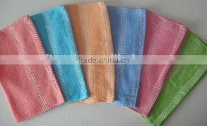 100% cotton pastel color jacquard hand towel