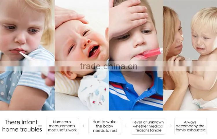 2016 kids iFever intelligent wearable electronic Digital thermometer smart for baby monitor household With App