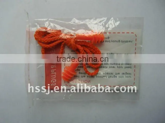 2016 hot selling TPR ear plugs for swimming with high noise reduction (SNR 27)