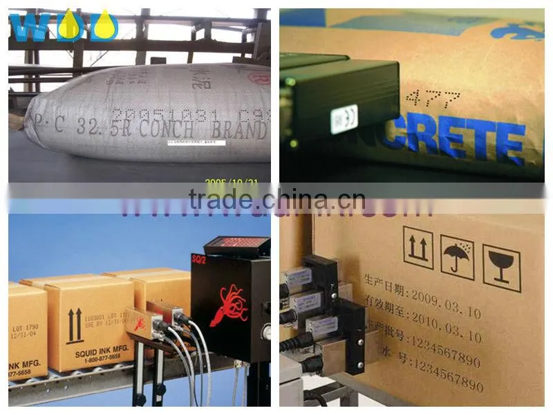 Large Character Coding Inks SI-60Q-P Black Water base IL/5L/18.9L For SQ2 Large Character Inkjet Printer