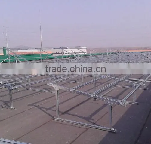 flat roof pv mounting system