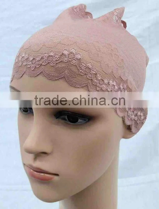 C016 new muslim lace underscarf