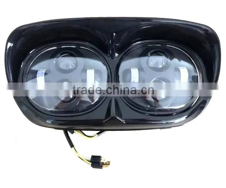 Twin Headlight Motorcycle Dual Lamp For Harley FLTR Road Glide, Harley OEM Road Glide Headlight Assembly