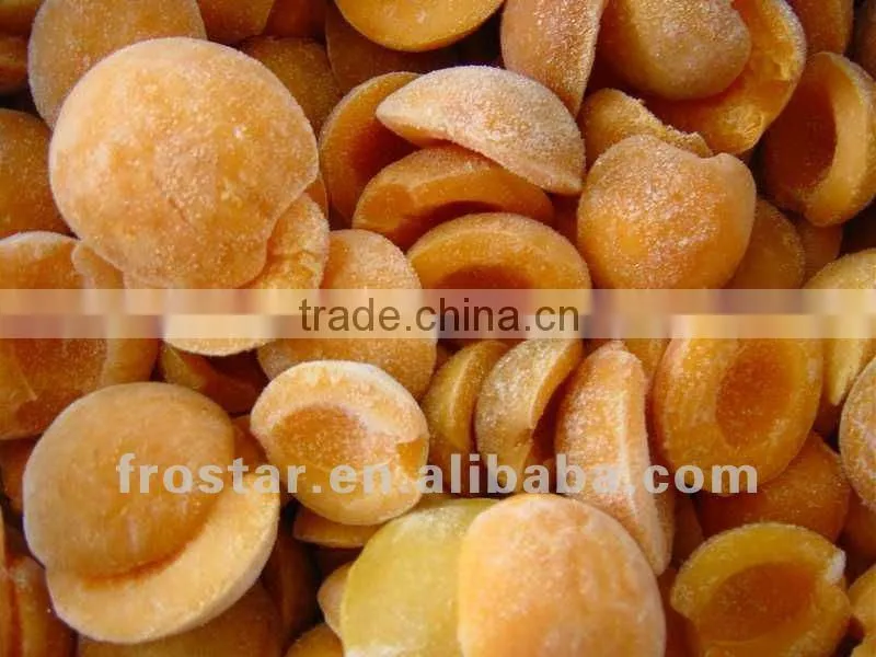 Top quality IQF apricot halves