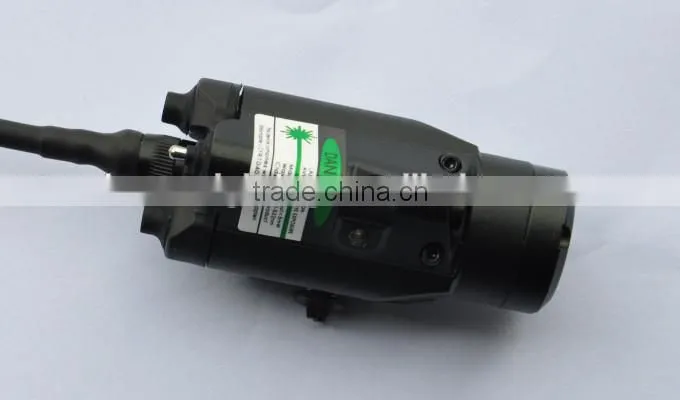 Green Tactical Laser Sight scope and LED flashlight for guns and the other long rifles
