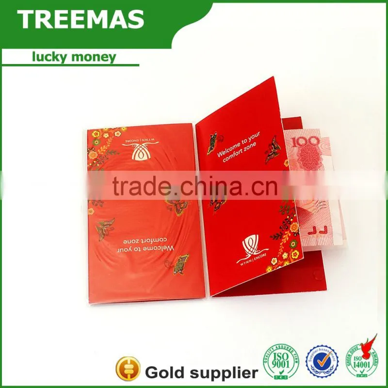 2016 High quanlity new year red packet boxes of luck envelop china supplier