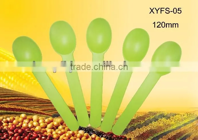 100% Biodegradable disposable eco-friendly yogurt spoons
