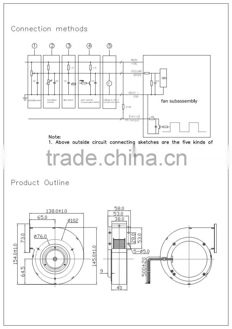 NEW Product ! PSC 12v dc ventilation fan With CE & UL Since 1993