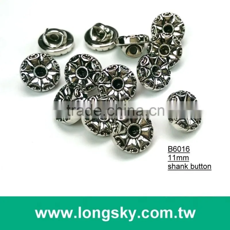 (#B6022/11mm) gold with black metallic sun pattern plastic buttons for stylish shirts from Taiwan