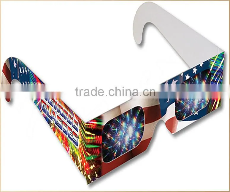NEW Concert paper fireworks glasses,heart diffraction glasses