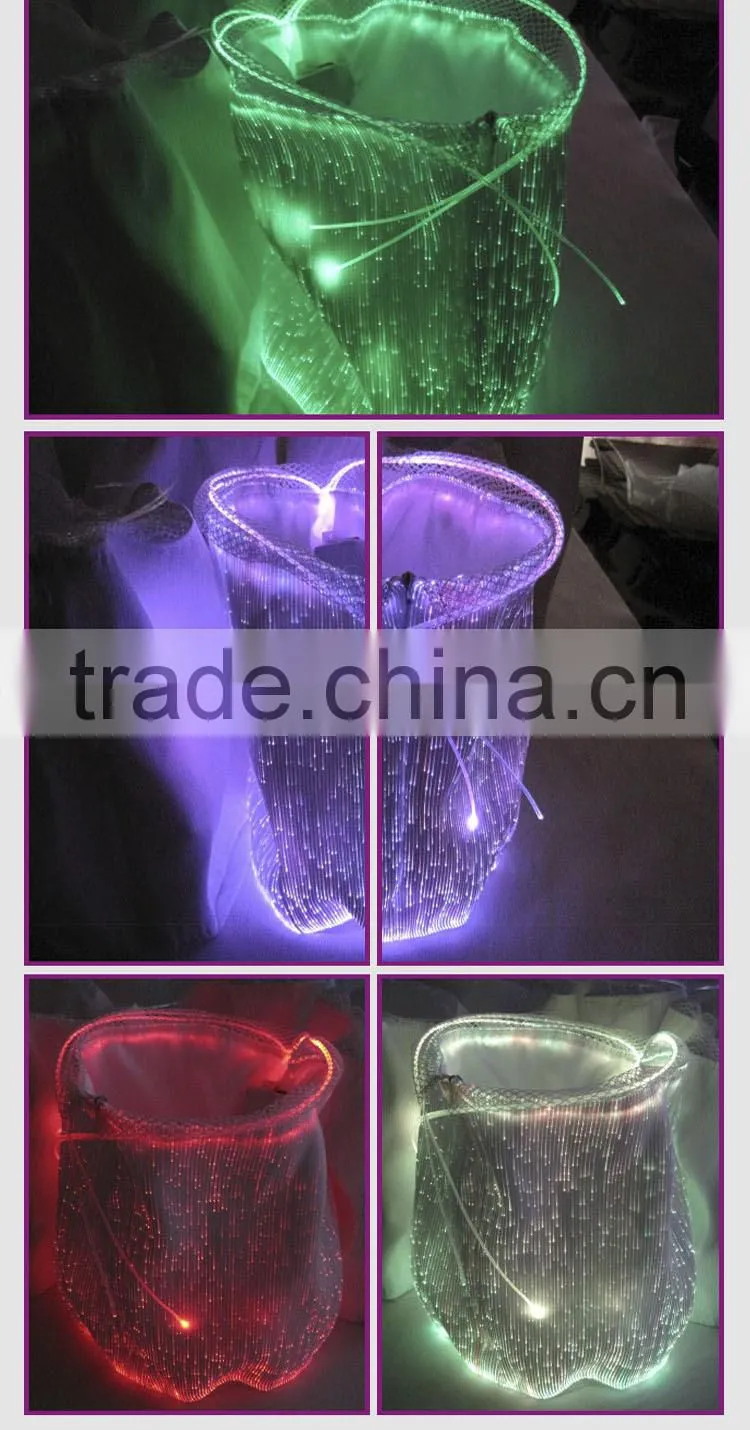 Glow in the dark luminous led corona ice bucket bag
