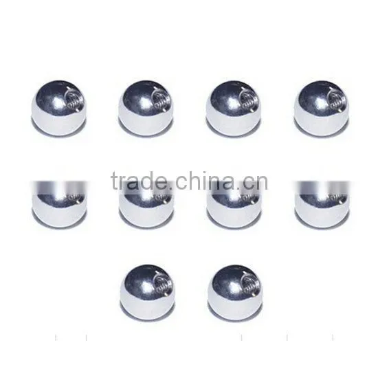 Stainless Steel Balls Replacement Balls Accessory 14Gauge 5MM Belly Ring Balls