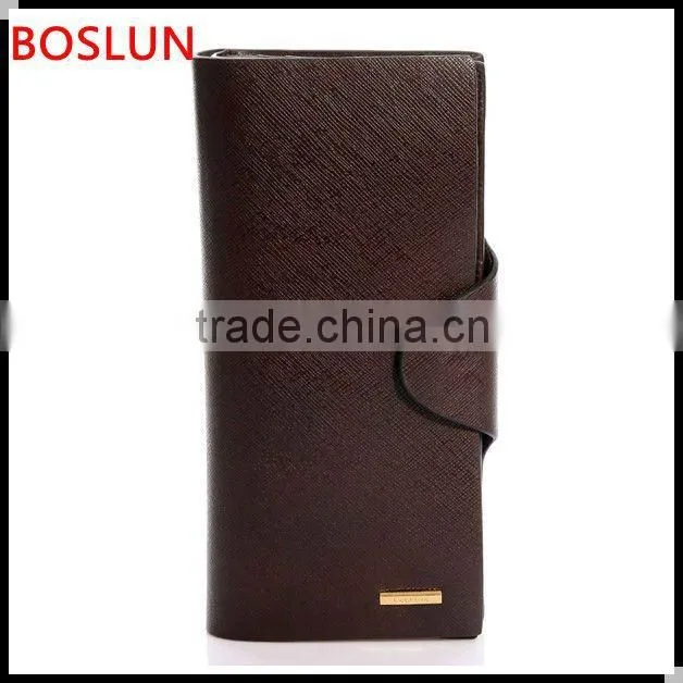 Fashionable top brad leather women leather wallet