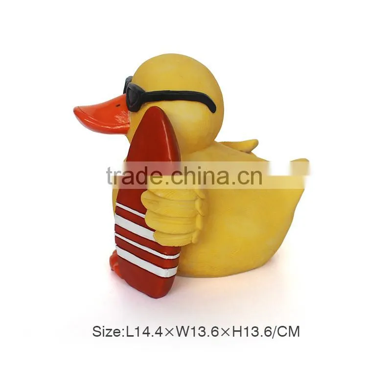 Yellow Rubber Duck Toy,Polyresin Yellow Duck Decoration,Minion Yellow Duck Ornament