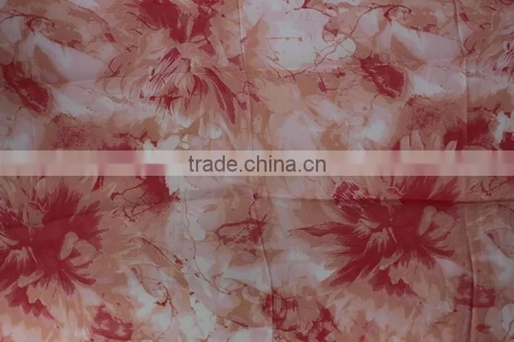 100% viscose printed fabrics slim weding dressn material rayon georgette cloth
