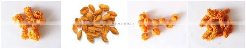 Fried Wheat Flour Snacks Bugles Rice Crust Line/Fried Wheat Rice Crust Snack Machine