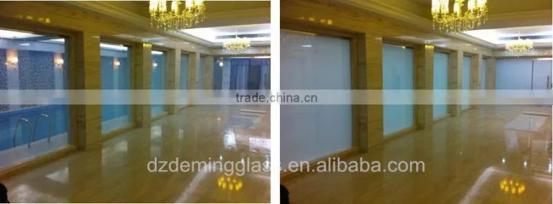 Transparent Switchable Film Smart Glass for Office