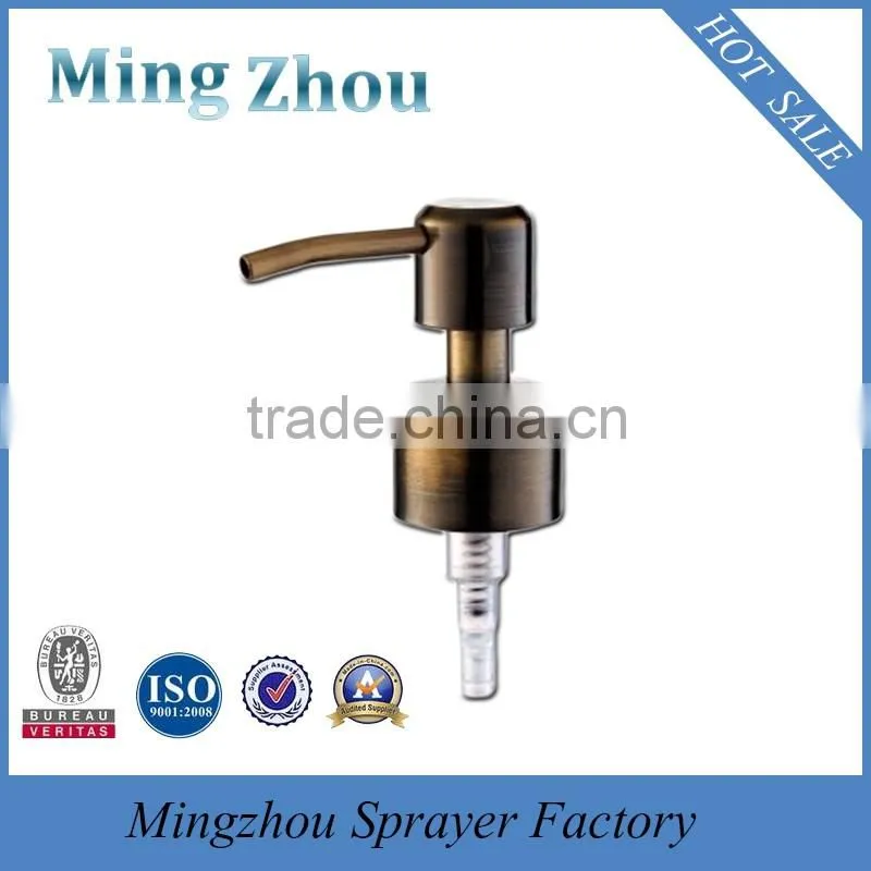 MZ-D05 Stainless Steel metal lotion pump for soap dispender