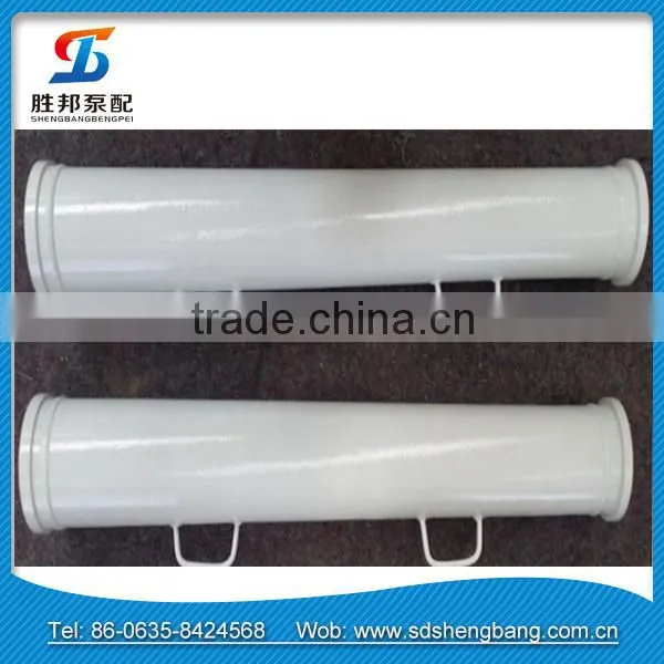 Concrete pump reducing pipe