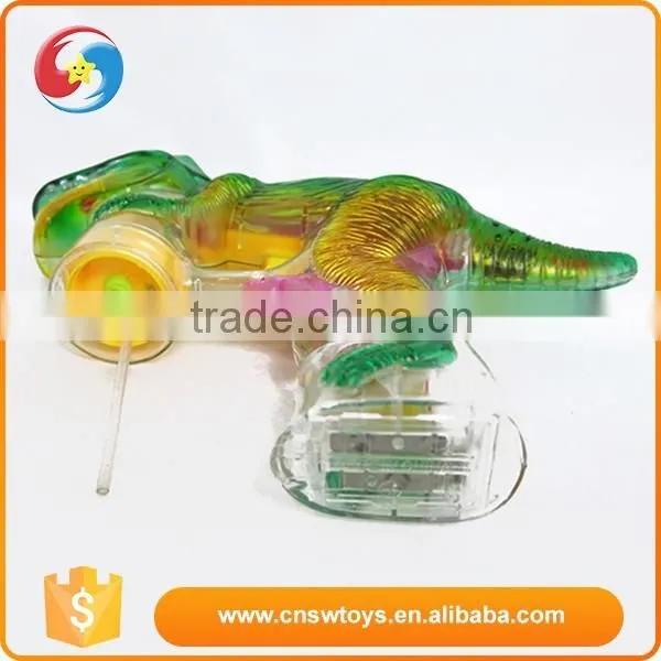 Factory directly high quality gun play kids plastic bubble set with light & sounds