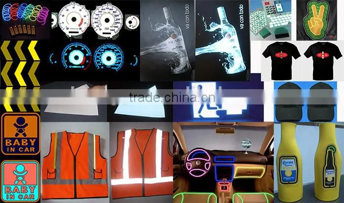 EL backlight flashing light poster advertising display light up el animated panel