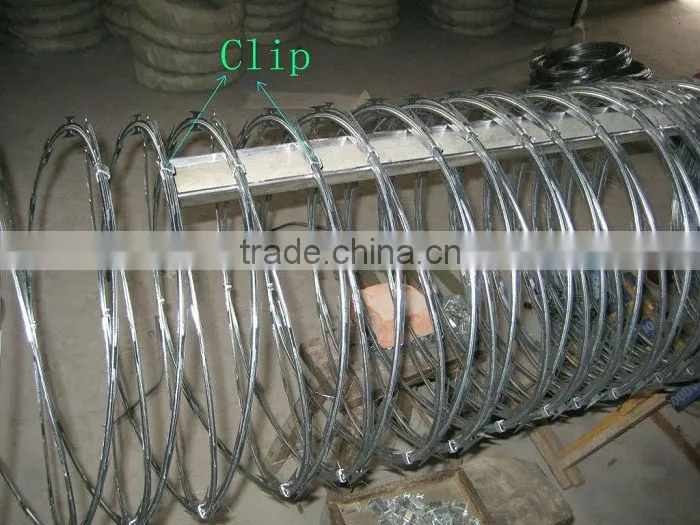 Galvanized Concertina Razor Wire