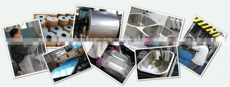 2015 hotsell 30/70 stainless steel kitchen sink