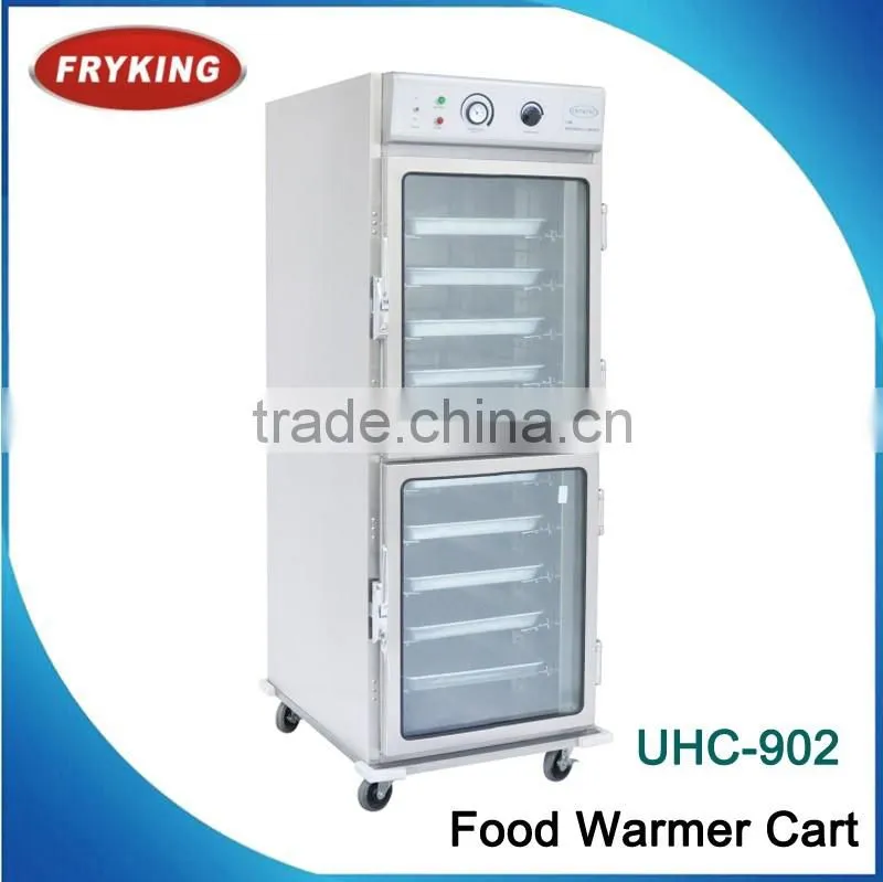 commerical food cart warmer with glass door