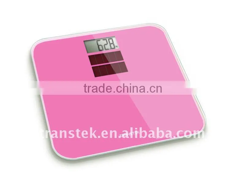 Solar energy household digital body scale