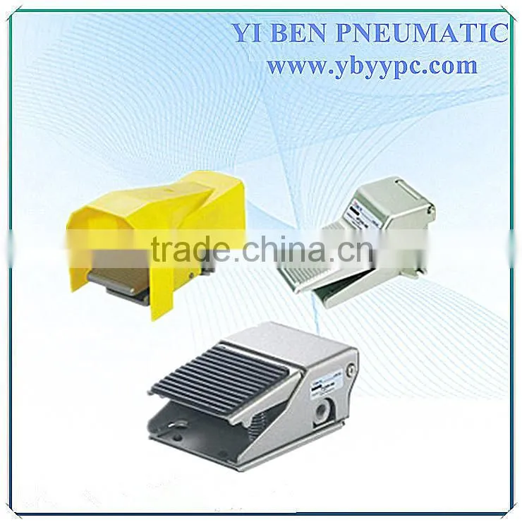cheap price 4F type pneumatic foot valve plastic foot valve with lock and cover