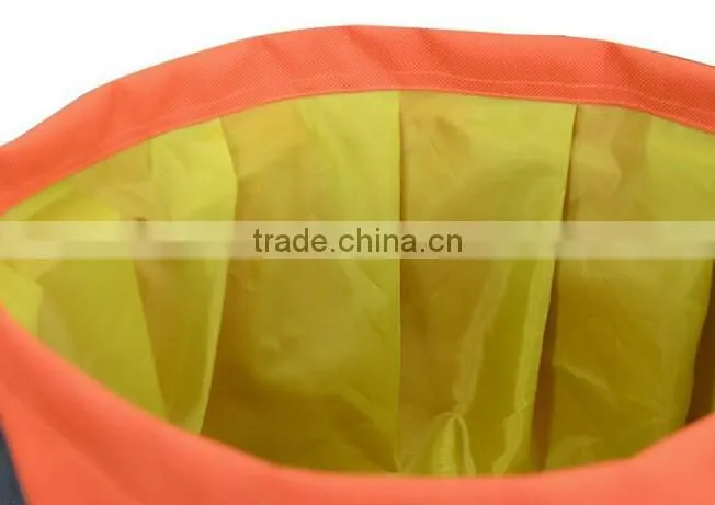 Outdoor camping hiking travel foldable wash basin washing bag footbath new