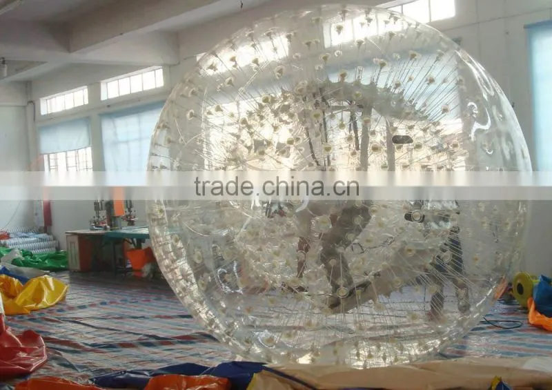 Giant Clear Adult Inflatable Zorb Ball / Body Zorbing Ball