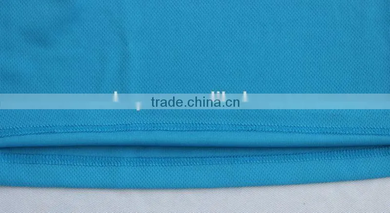 OEM 100% Polyester t shirt V neck ,heat transfer printing t shirt