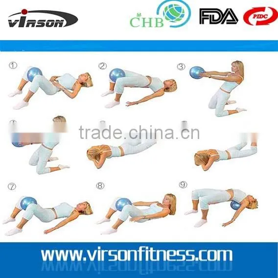 Virson- Sport Fitness Ball, PILATES Mini Stability Ball Kit,Slip Resistant Fitness Ball
