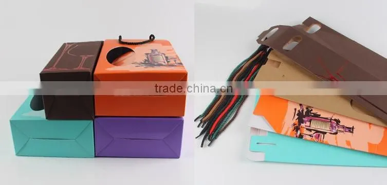 cardboard lingerie gift packaging box with crisp white ink print