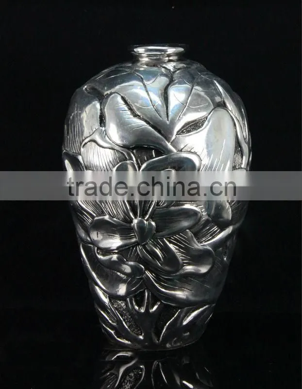 DS130048 poly resin flower vase home decoration accents