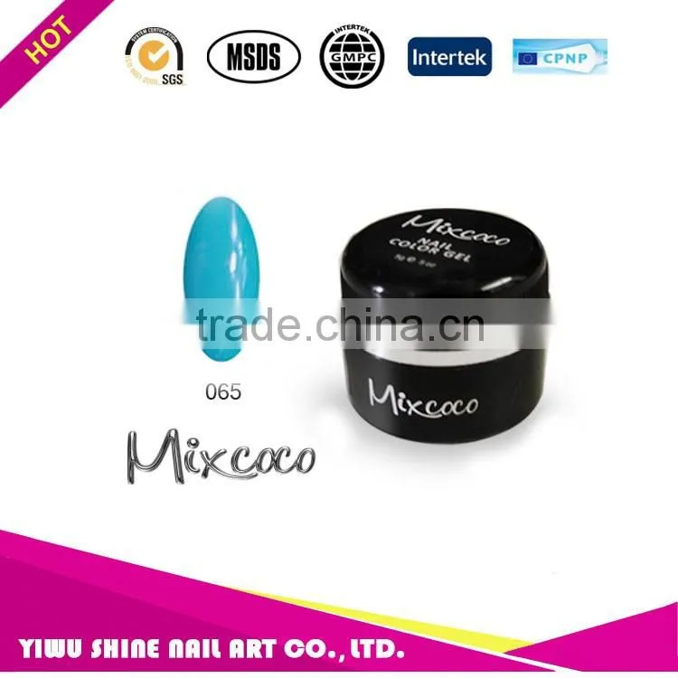 Mixcoco 10ml UV gel color ,professional uv gel nail ,factory UV gel nails