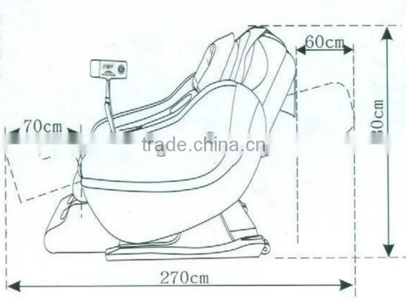 3D zero gravity vending massager cushion SK-A02