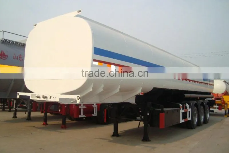 CIMC ISO Standard 3 Axle 50000L Steel Fuel Tanker Semi Trailer Capacity 40 Ton