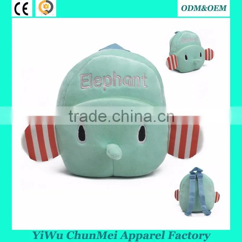 mochila Children's gifts Elephant boy backpack Plush baby children school bags girls lovely Hello Kitty plush toy bags